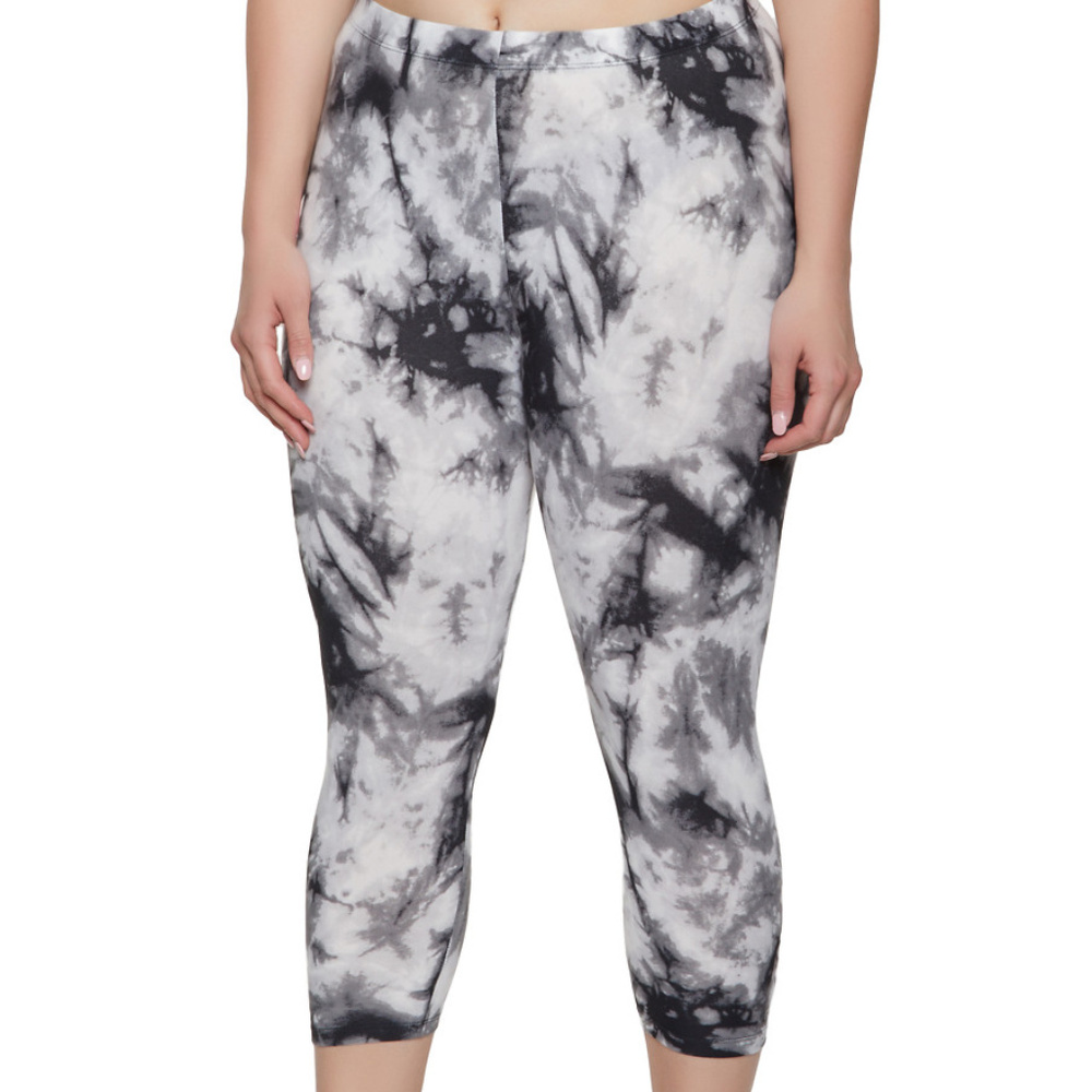 BRAND NEW TYE DYE LEGGINGS CAPRI STRETCH YOGA PANT